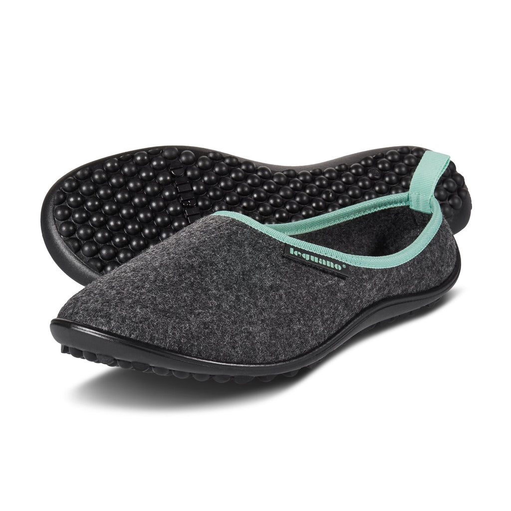 Acasa Slipper Mint Trim - Barefoot Shoe Store