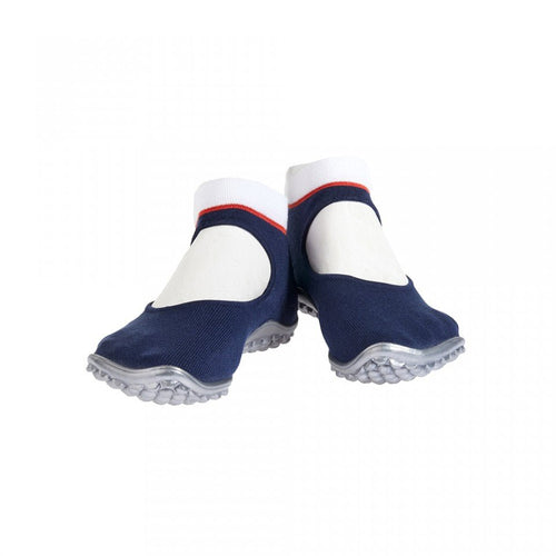 Ballerina Blue - with Red & White Band - Barefoot Shoe Store