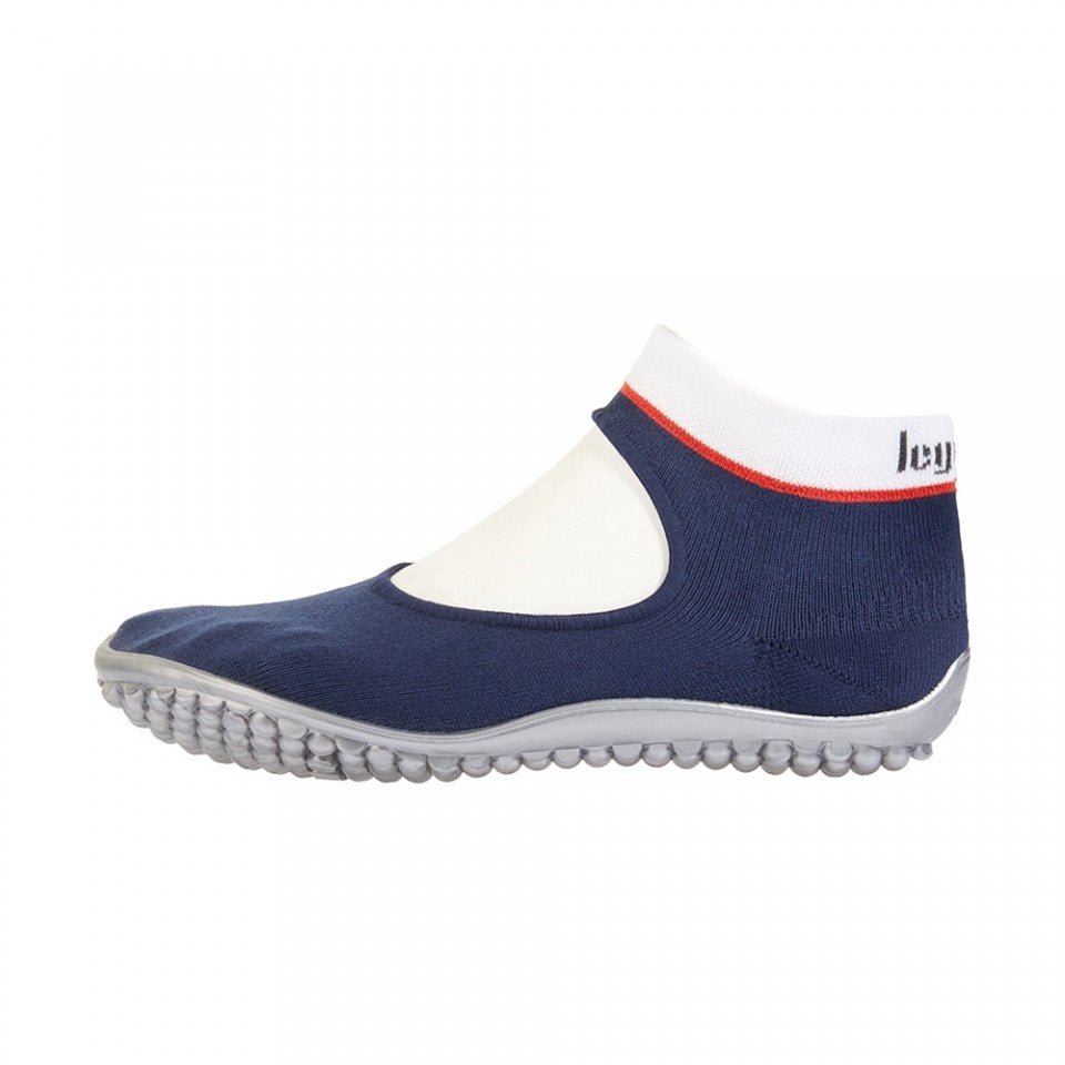 Ballerina Blue - with Red & White Band - Barefoot Shoe Store