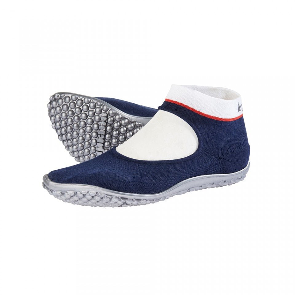 Ballerina Blue - with Red & White Band - Barefoot Shoe Store