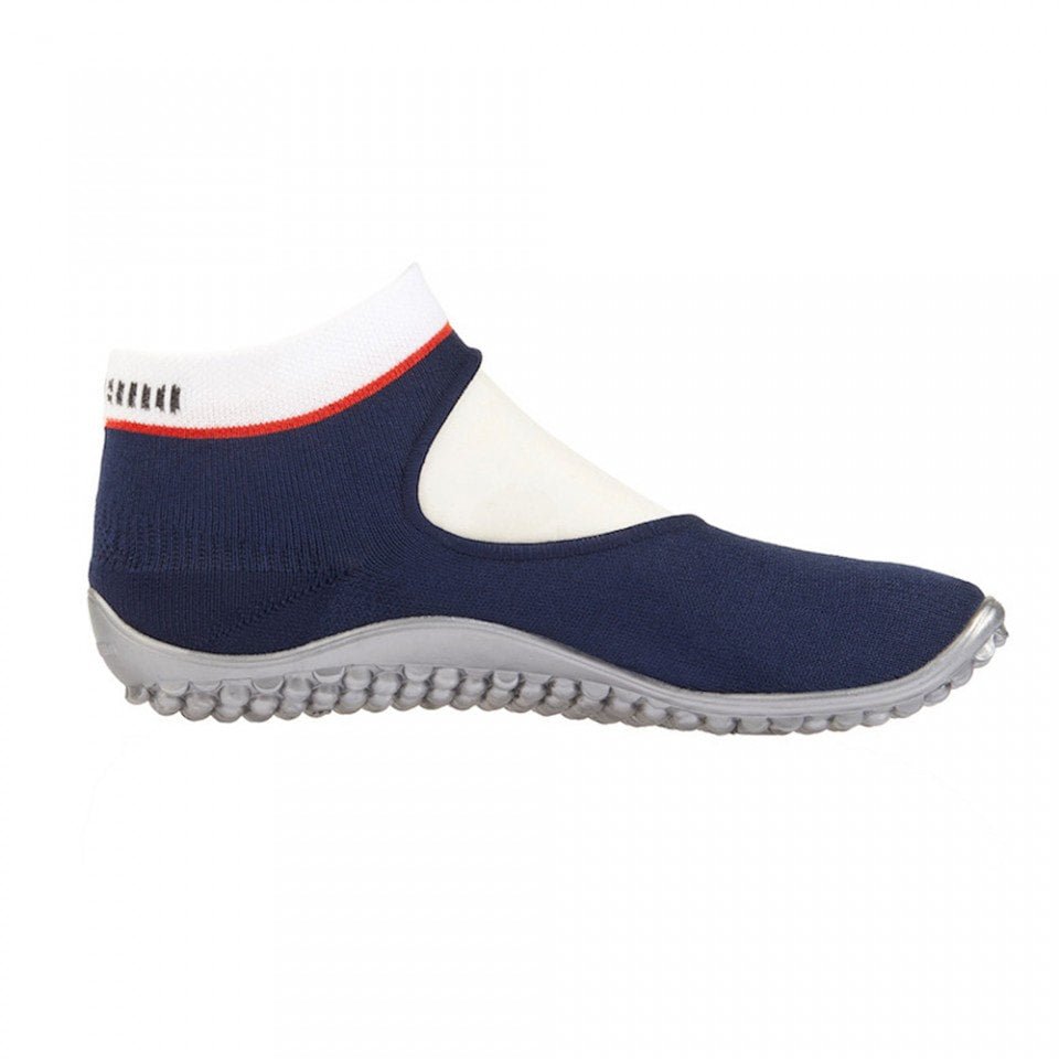 Ballerina Blue - with Red & White Band - Barefoot Shoe Store
