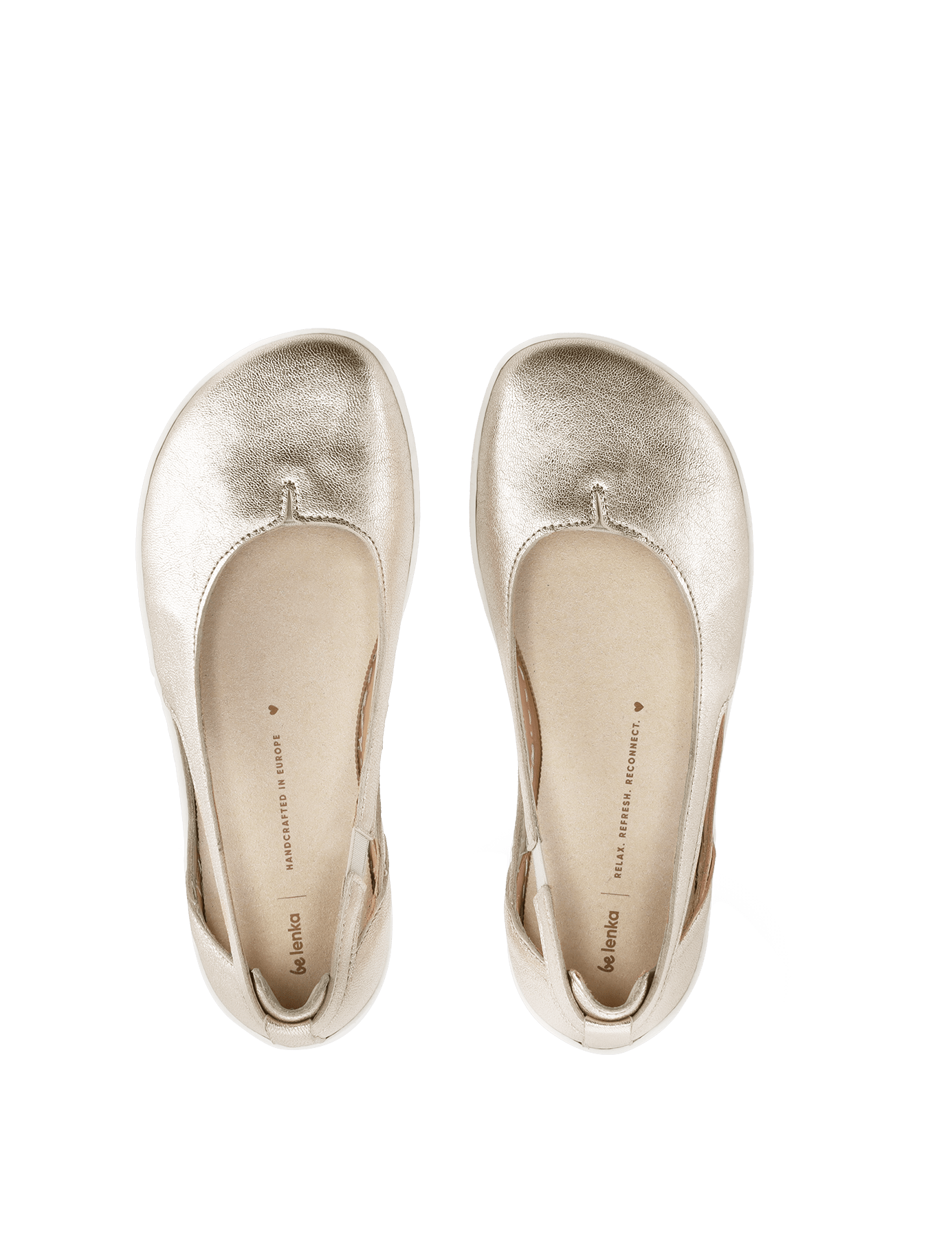 Ballet Flats Be Lenka - Bellissima 2.0 - Gold - Barefoot Shoe Store
