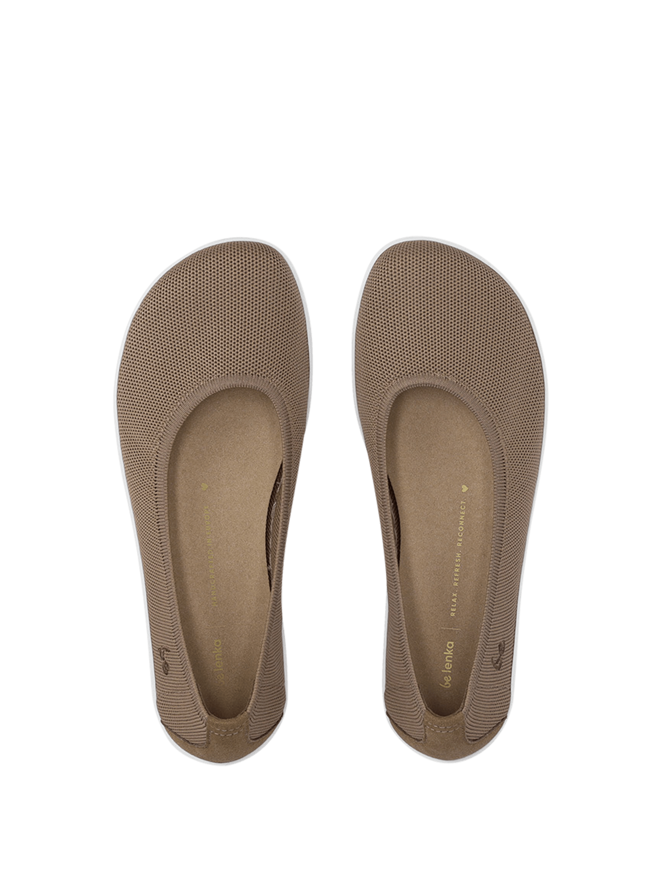 Ballet Flats Be Lenka Delight - Biscuit Brown - Barefoot Shoe Store