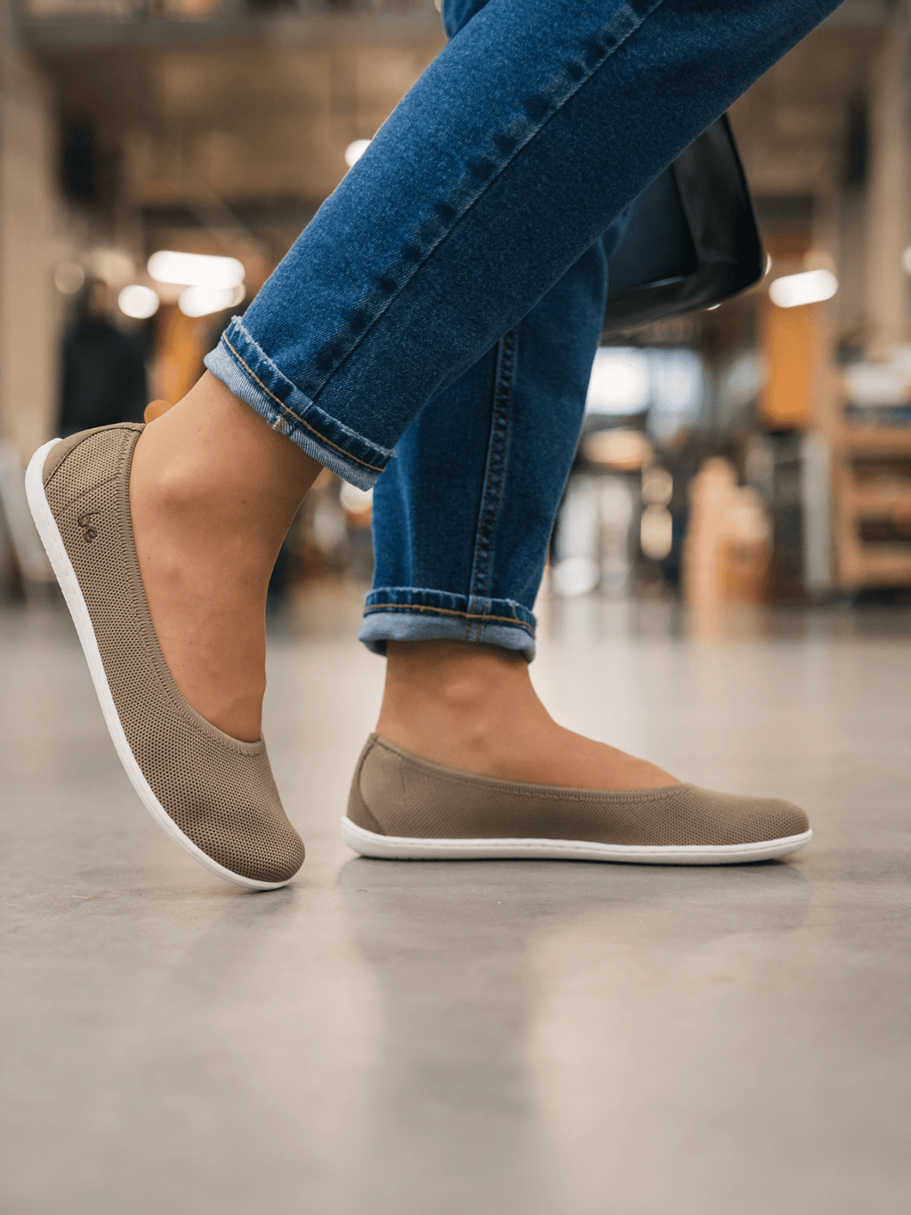 Ballet Flats Be Lenka Delight - Biscuit Brown - Barefoot Shoe Store