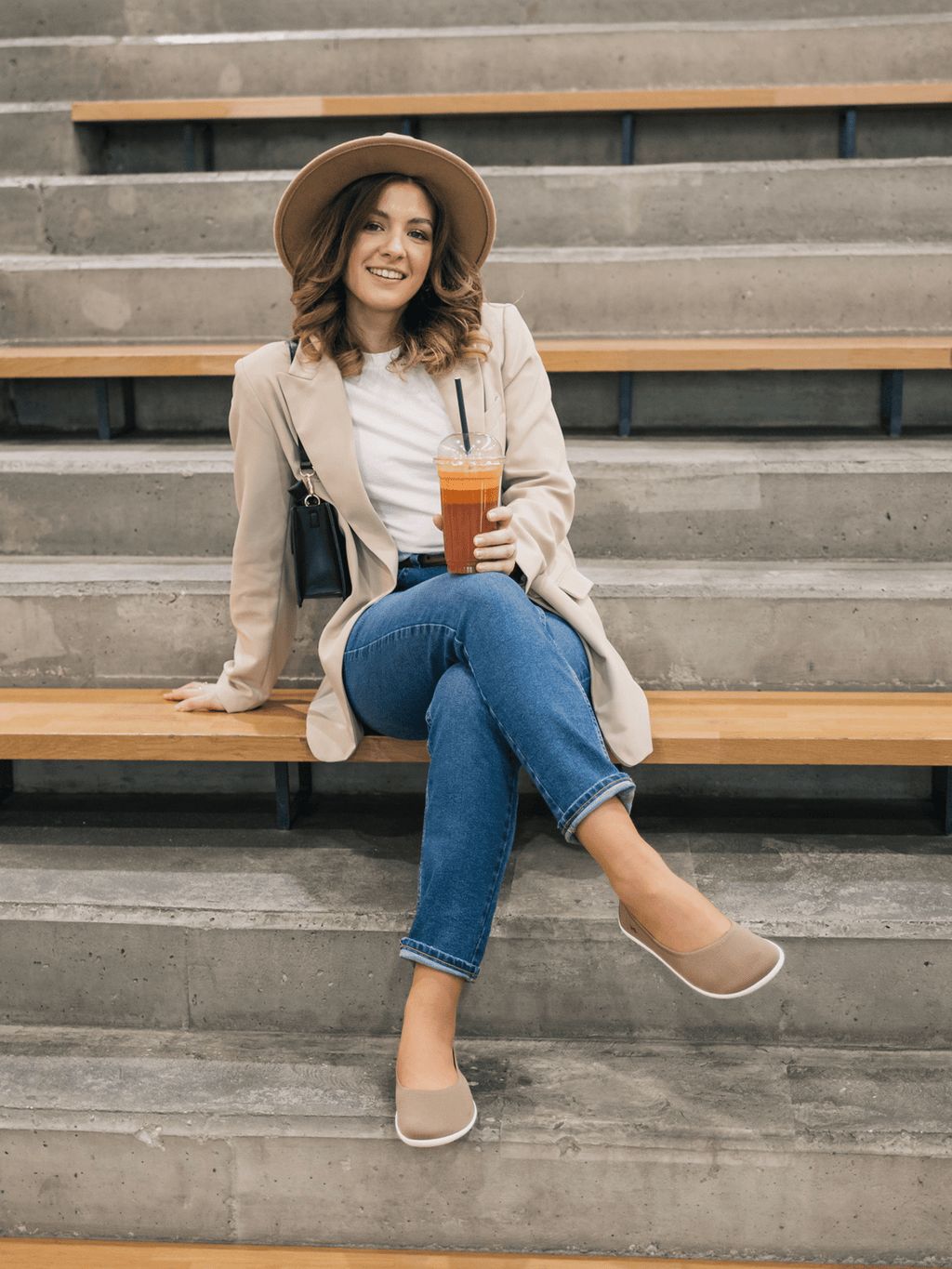 Ballet Flats Be Lenka Delight - Biscuit Brown - Barefoot Shoe Store