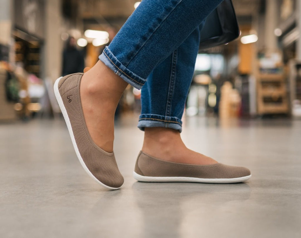 Ballet Flats Be Lenka Delight - Biscuit Brown - Barefoot Shoe Store
