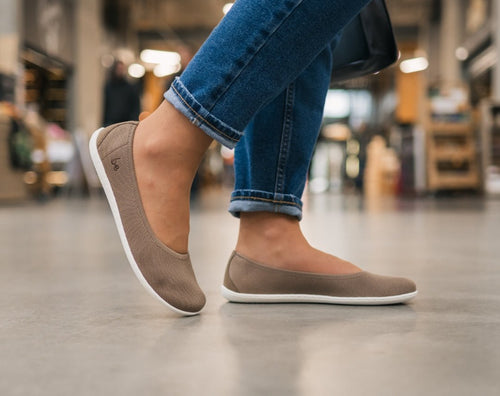 Ballet Flats Be Lenka Delight - Biscuit Brown - Barefoot Shoe Store