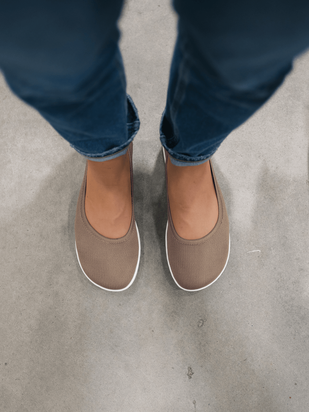 Ballet Flats Be Lenka Delight - Biscuit Brown - Barefoot Shoe Store