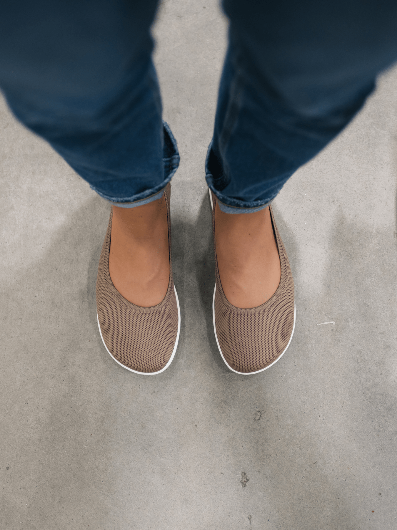 Ballet Flats Be Lenka Delight - Biscuit Brown - Barefoot Shoe Store