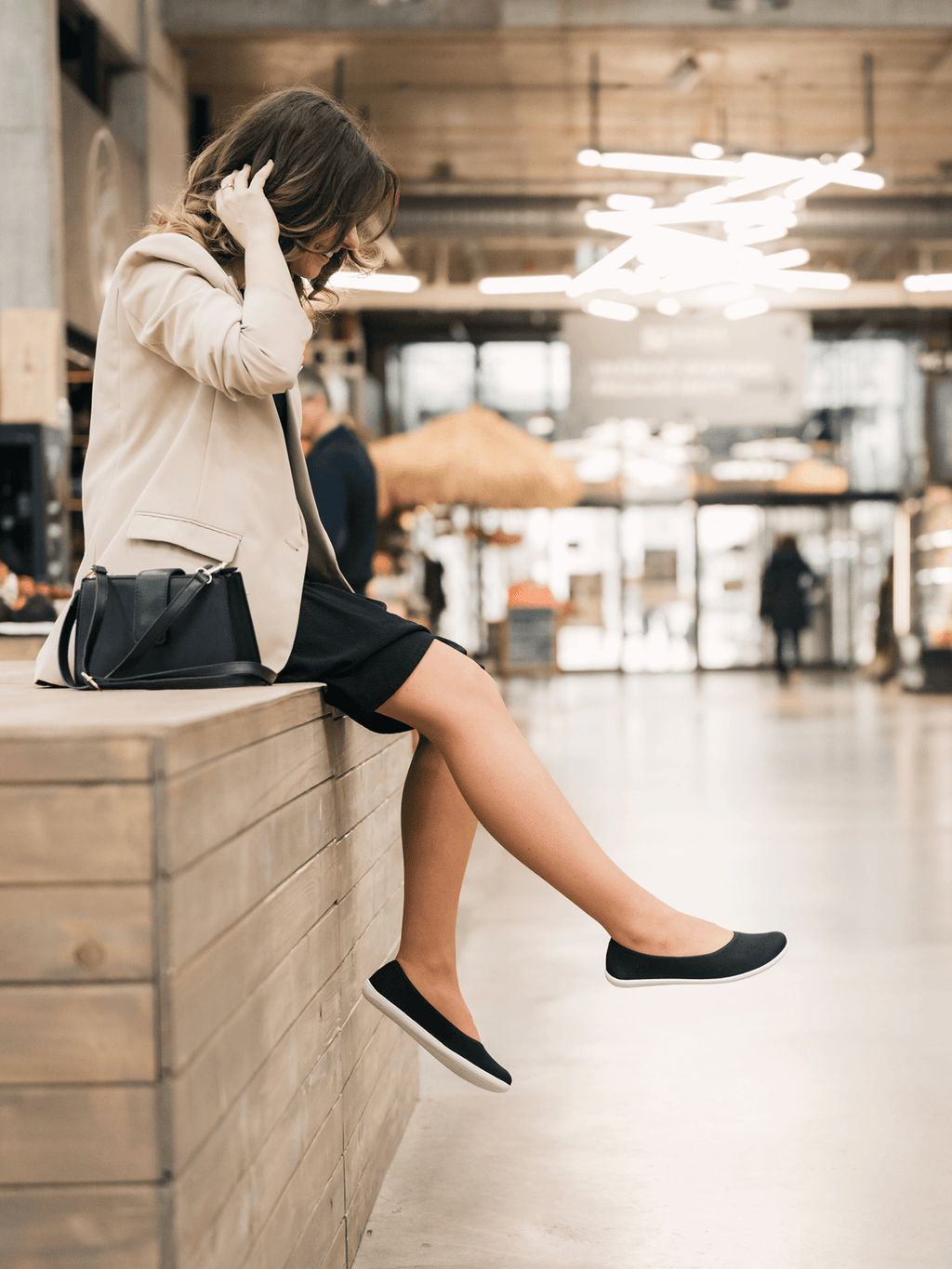 Ballet Flats Be Lenka Delight - Black - Barefoot Shoe Store