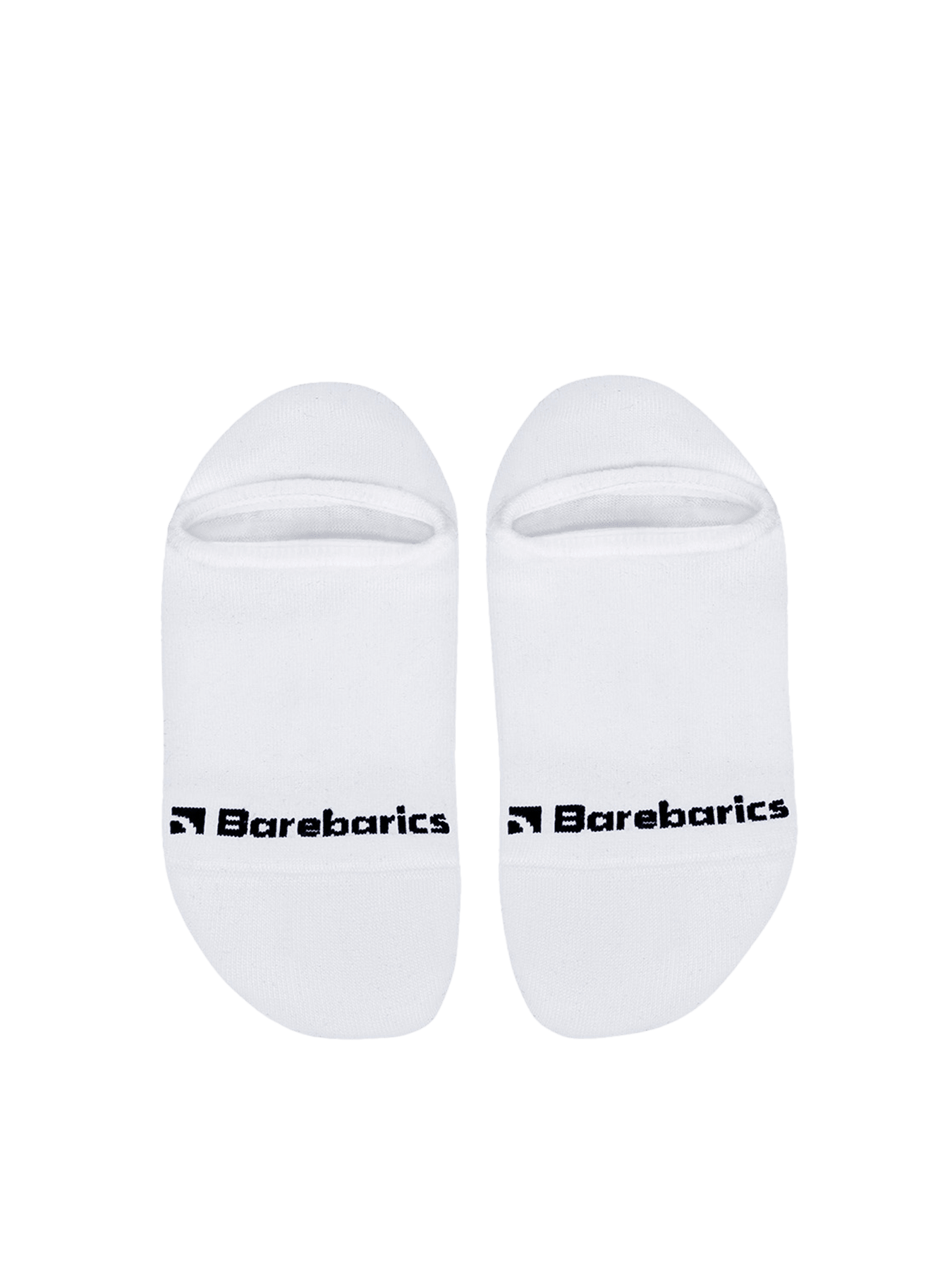 Barebarics - Barefoot Socks - No - Show - White - Barefoot Shoe Store