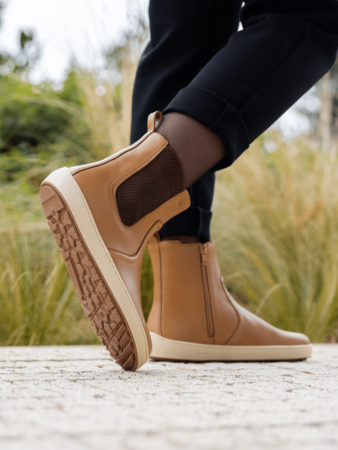 Barefoot Boots Be Lenka Allure - Light Cognac - Barefoot Shoe Store