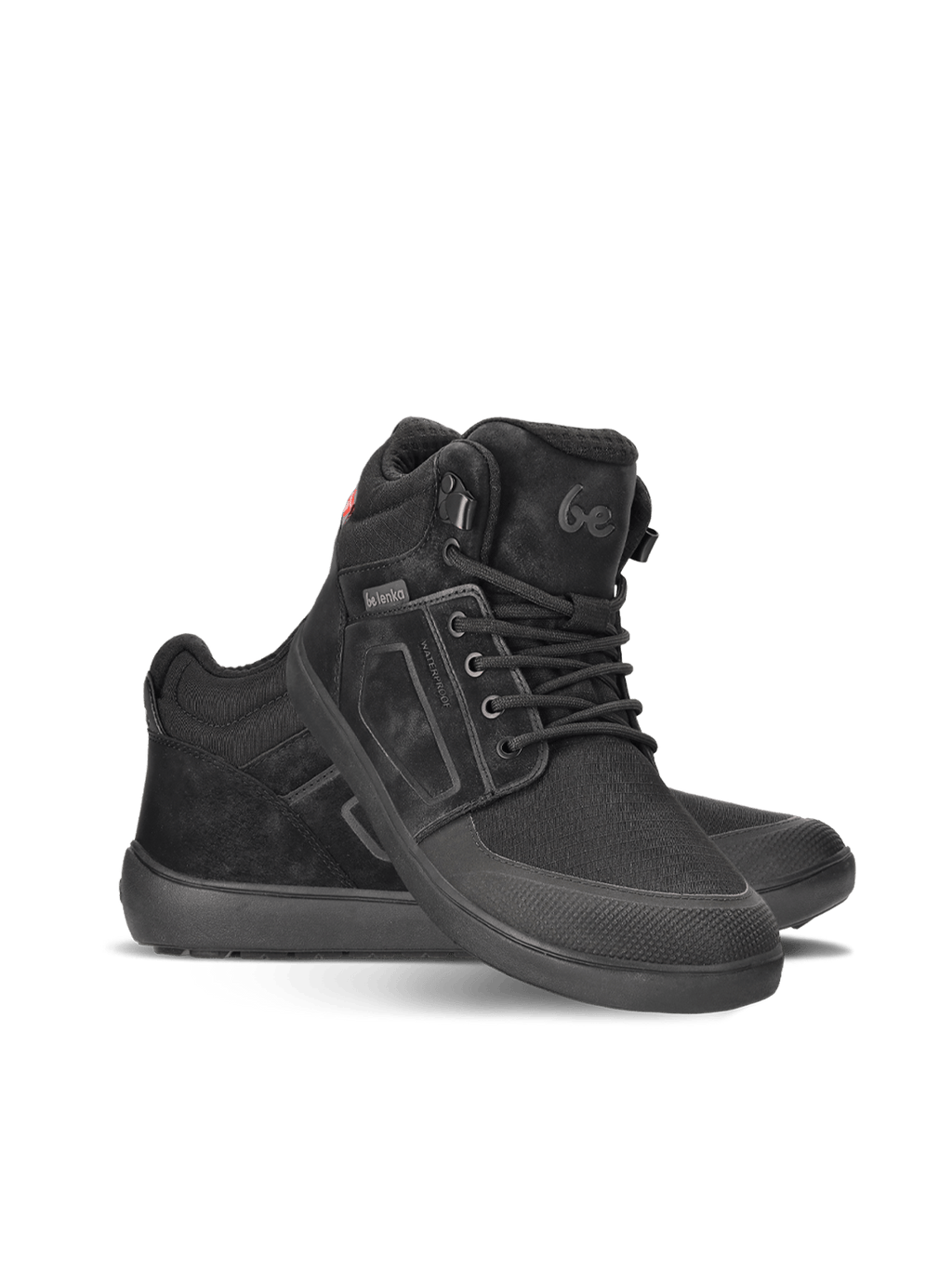 Barefoot Boots Be Lenka ArcticEdge - All Black - Barefoot Shoe Store