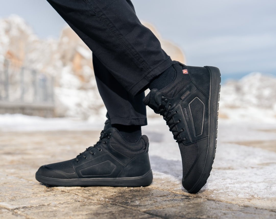 Barefoot Boots Be Lenka ArcticEdge - All Black - Barefoot Shoe Store