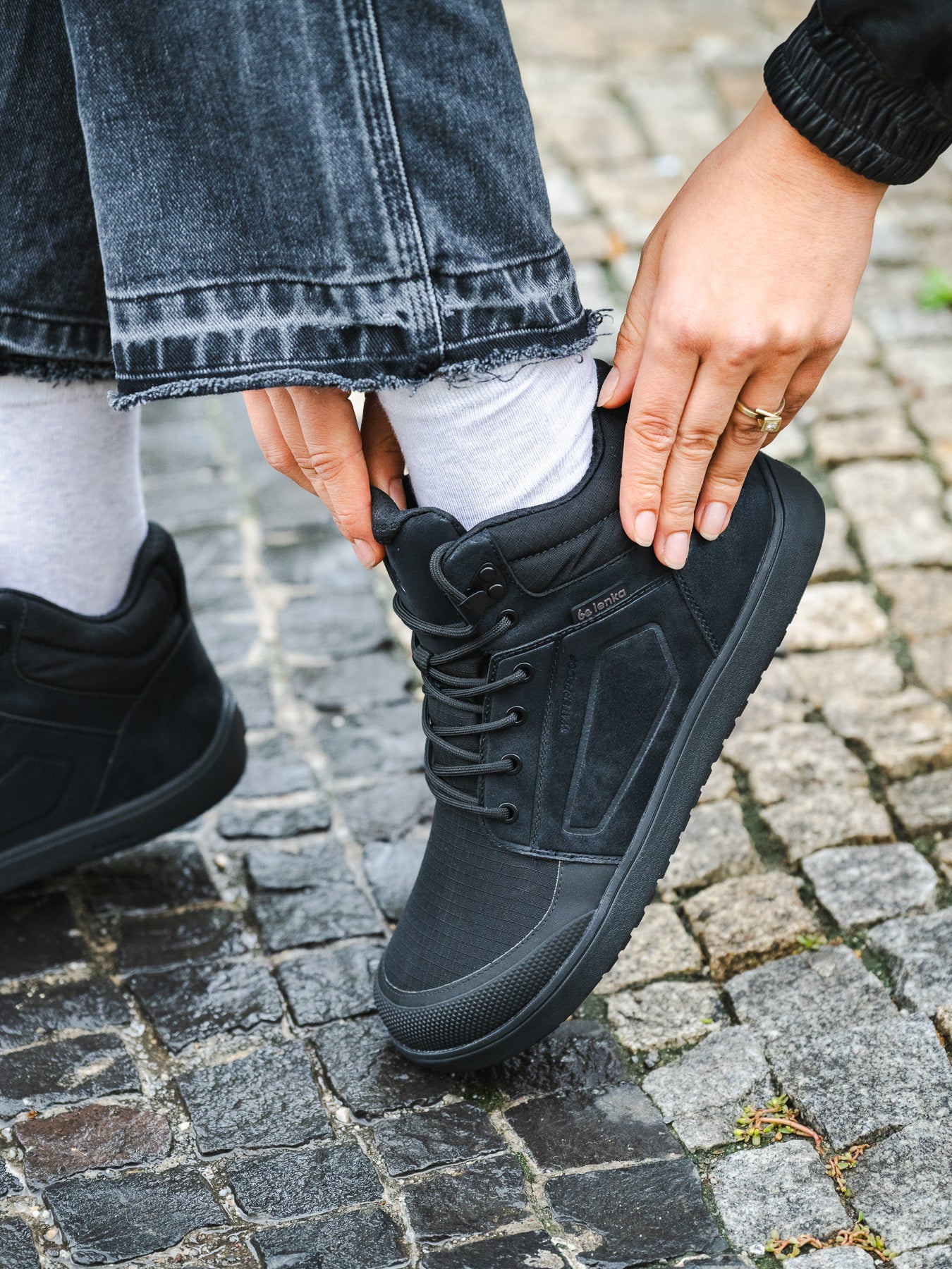 Barefoot Boots Be Lenka ArcticEdge - All Black - Barefoot Shoe Store