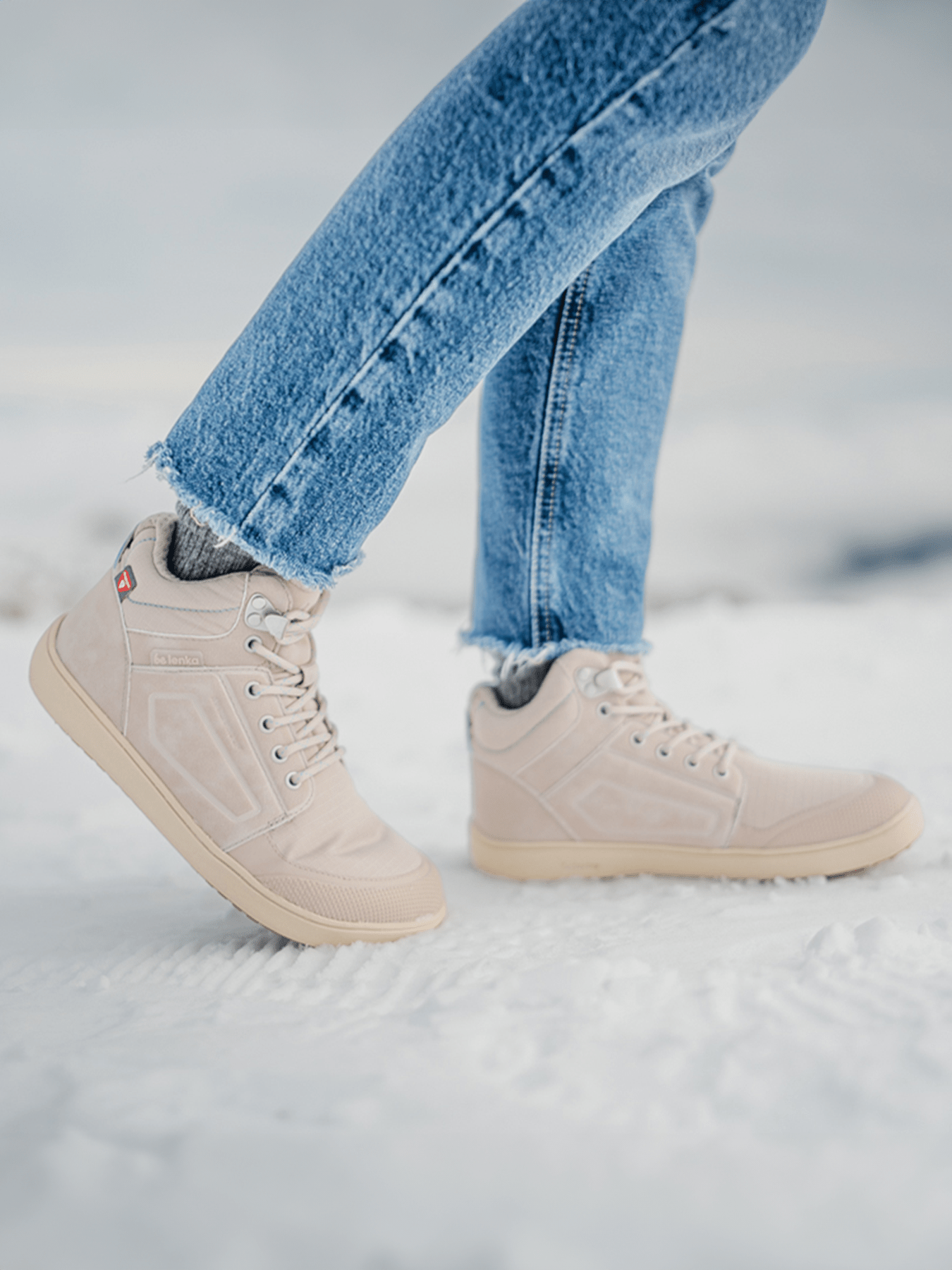 Barefoot Boots Be Lenka ArcticEdge - Beige - Barefoot Shoe Store