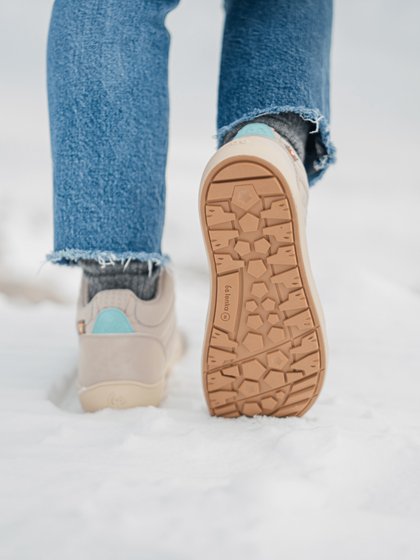 Barefoot Boots Be Lenka ArcticEdge - Beige - Barefoot Shoe Store