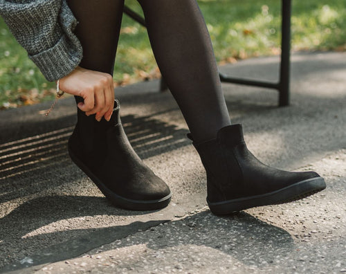 Barefoot Boots Be Lenka Entice Neo - Matt Black - Barefoot Shoe Store