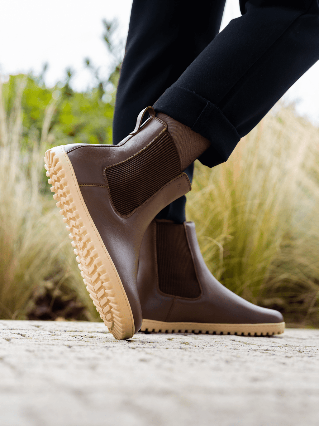 Barefoot Boots Be Lenka Glam - Milk Chocolate - Barefoot Shoe Store