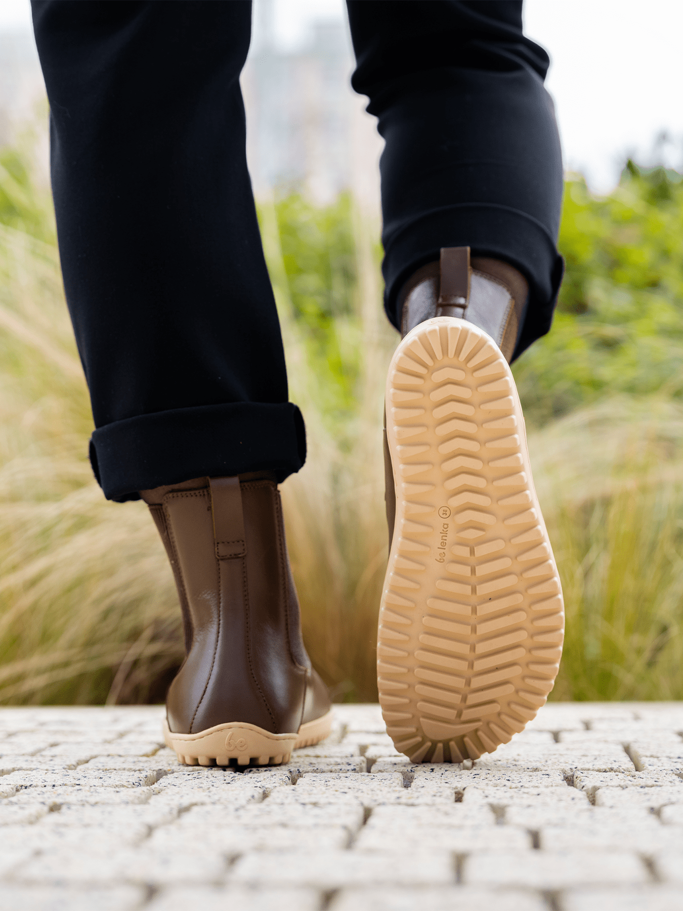 Barefoot Boots Be Lenka Glam - Milk Chocolate - Barefoot Shoe Store
