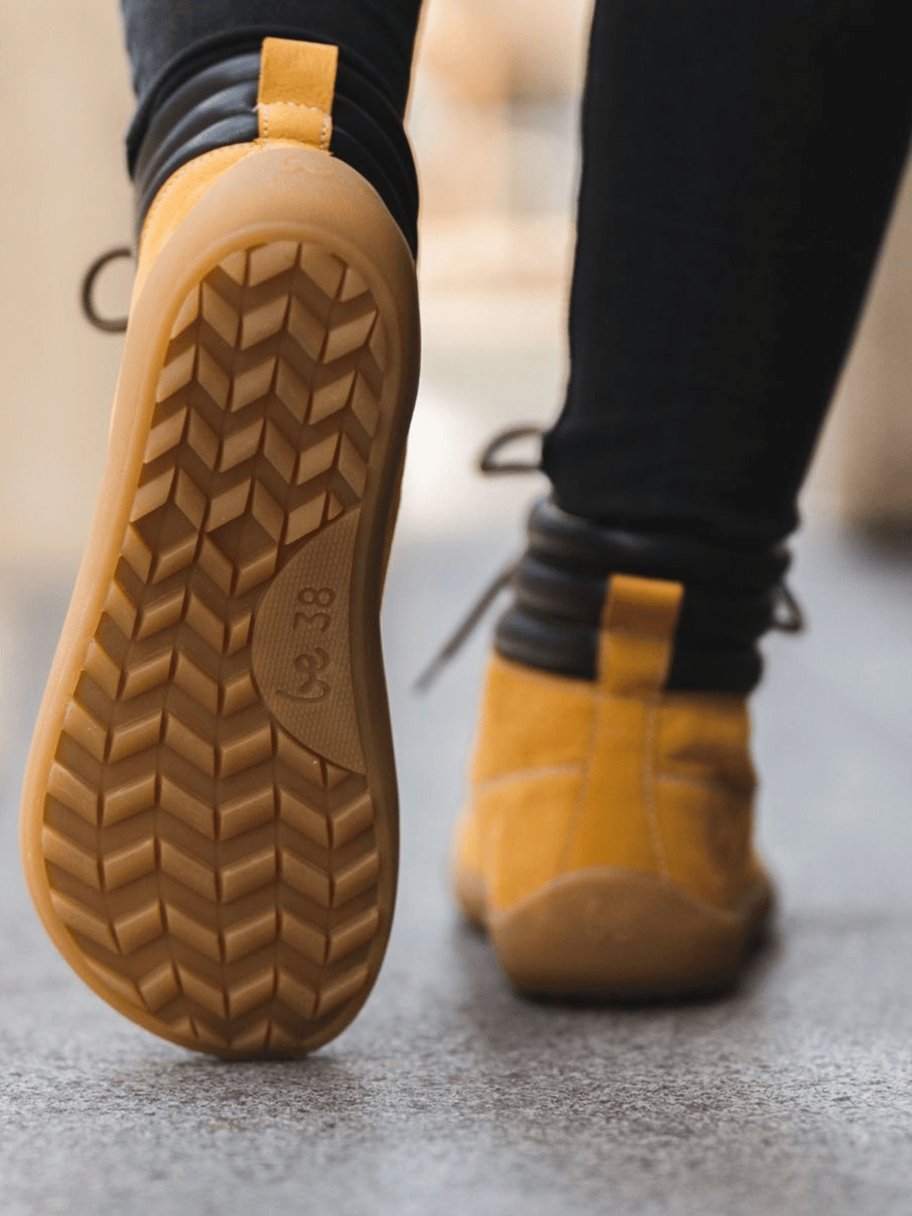 Barefoot Boots Be Lenka Nevada Neo - Mustard - Barefoot Shoe Store