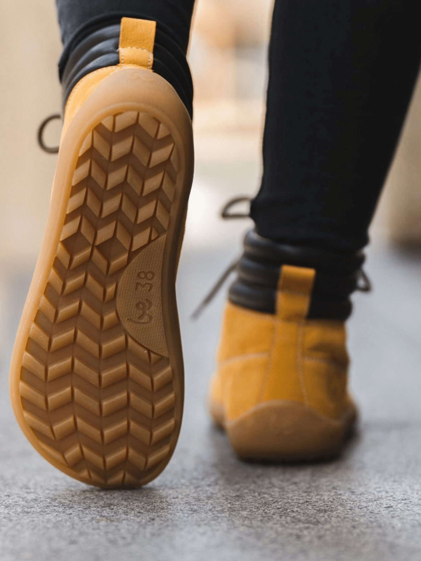 Barefoot Boots Be Lenka Nevada Neo - Mustard - Barefoot Shoe Store