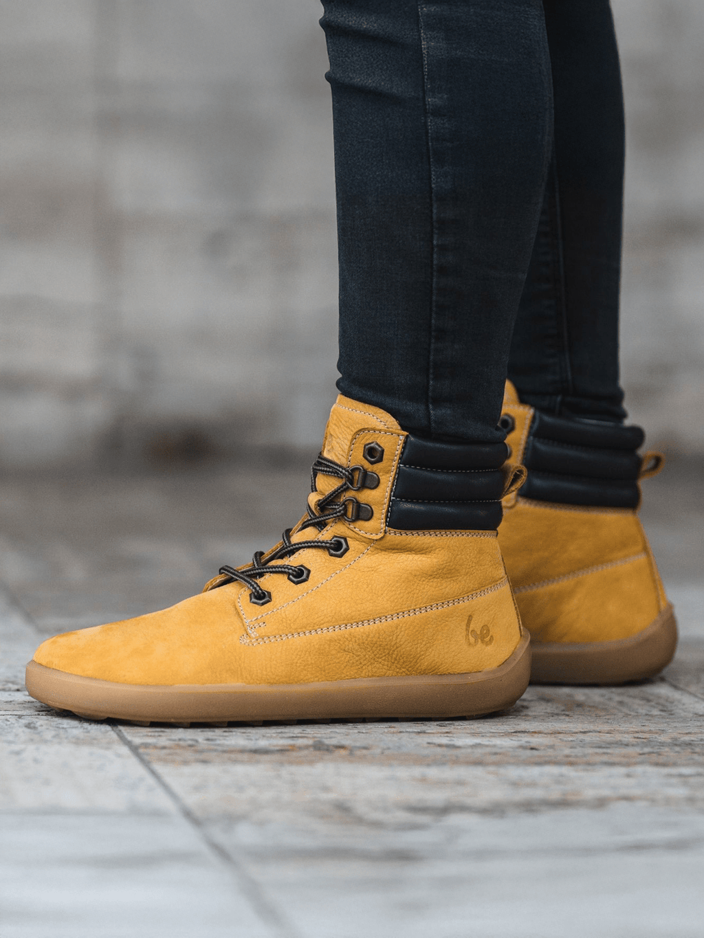 Barefoot Boots Be Lenka Nevada Neo - Mustard - Barefoot Shoe Store