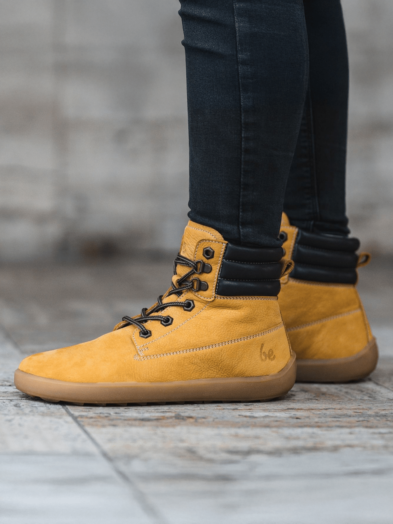 Barefoot Boots Be Lenka Nevada Neo - Mustard - Barefoot Shoe Store
