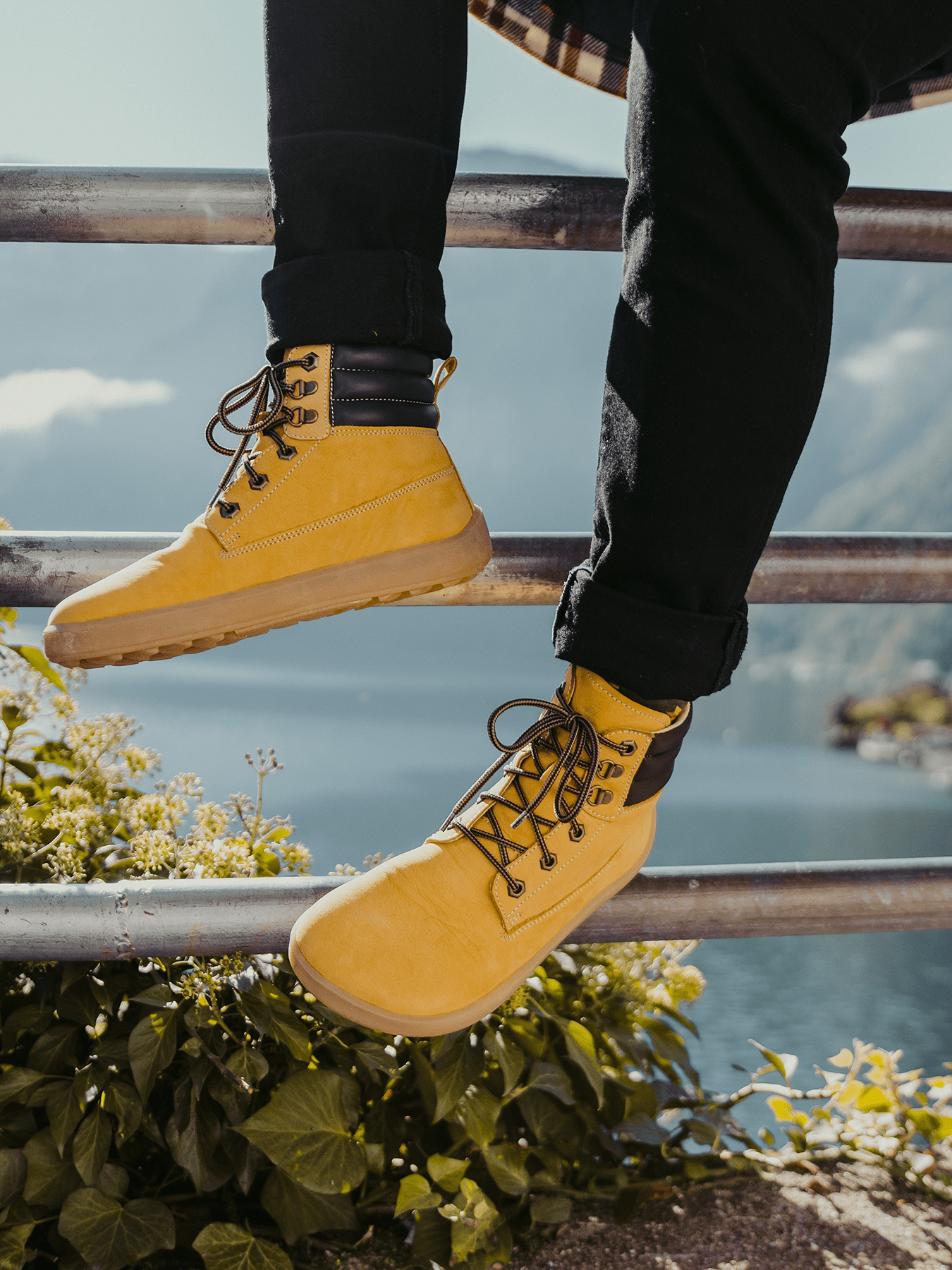 Barefoot Boots Be Lenka Nevada Neo - Mustard - Barefoot Shoe Store