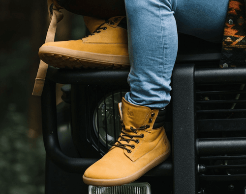 Barefoot Boots Be Lenka Nevada Neo - Mustard - Barefoot Shoe Store