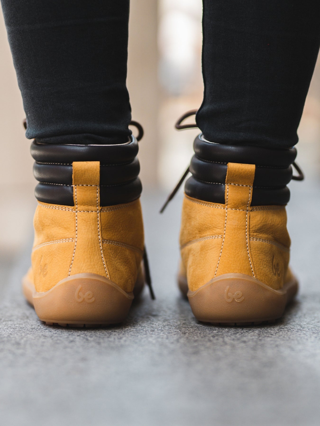 Barefoot Boots Be Lenka Nevada Neo - Mustard - Barefoot Shoe Store
