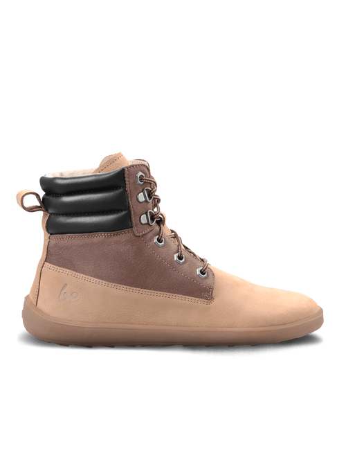 Barefoot Boots Be Lenka Nevada Neo - Sand & Dark Brown - Barefoot Shoe Store
