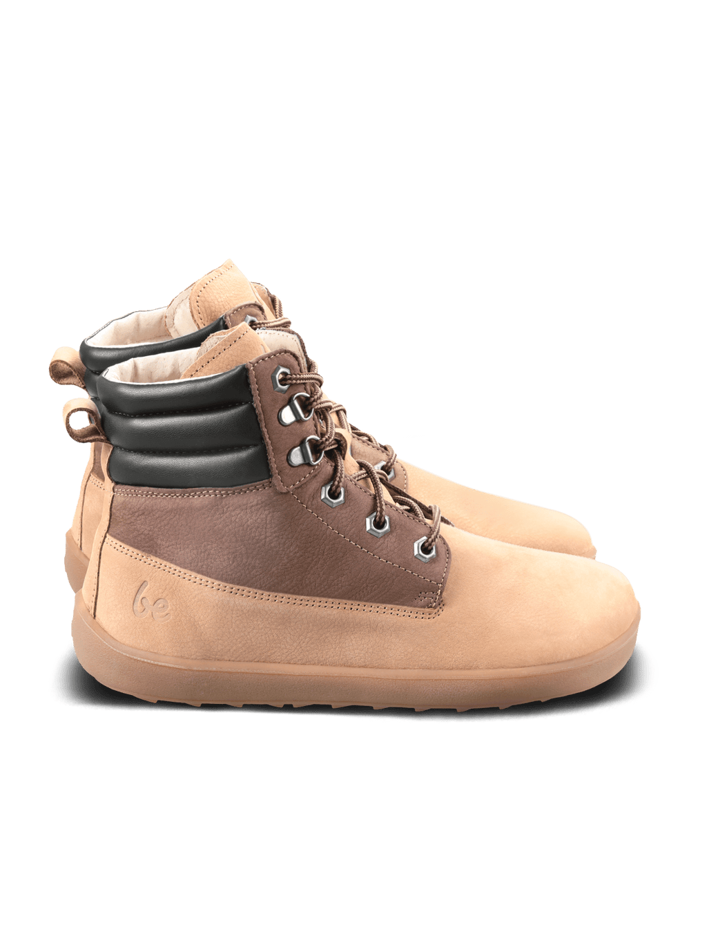 Barefoot Boots Be Lenka Nevada Neo - Sand & Dark Brown - Barefoot Shoe Store