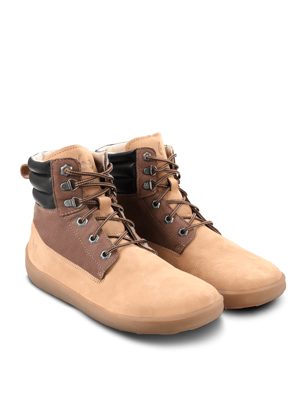 Barefoot Boots Be Lenka Nevada Neo - Sand & Dark Brown - Barefoot Shoe Store