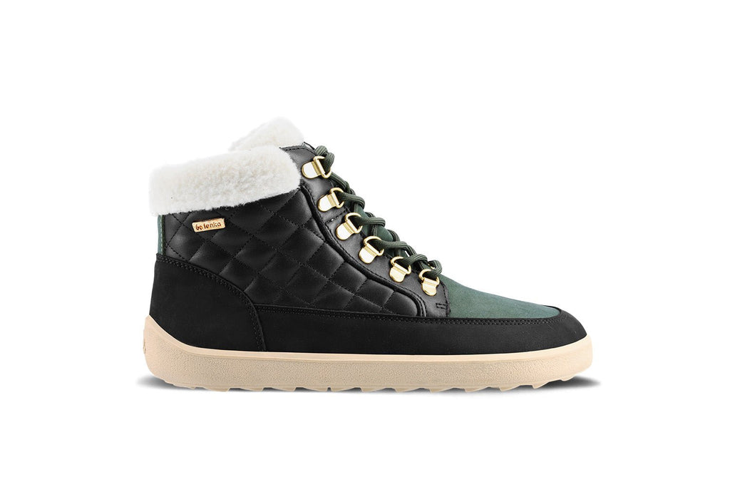 Barefoot Boots Be Lenka Olivia - Black & Dark Green - Barefoot Shoe Store