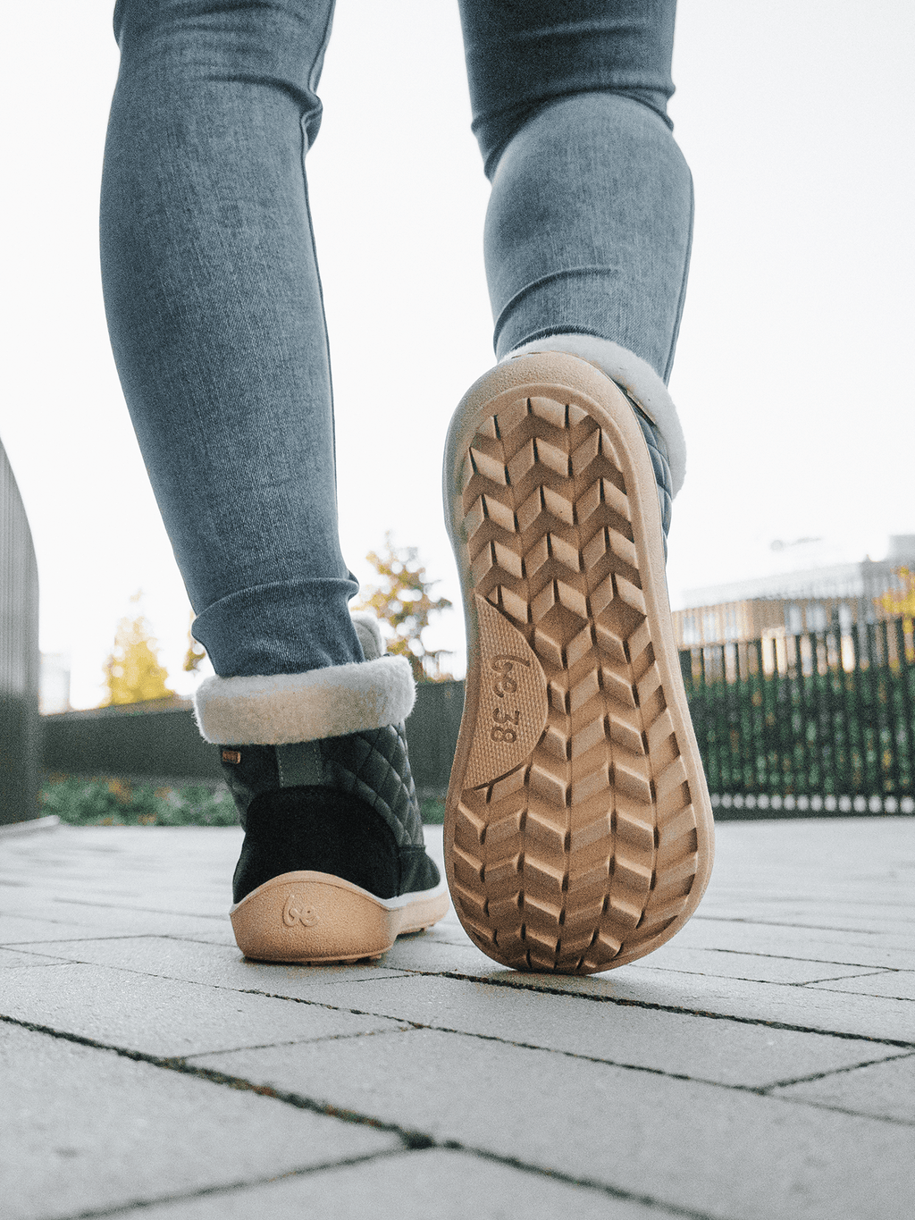 Barefoot Boots Be Lenka Olivia - Black & Dark Green - Barefoot Shoe Store
