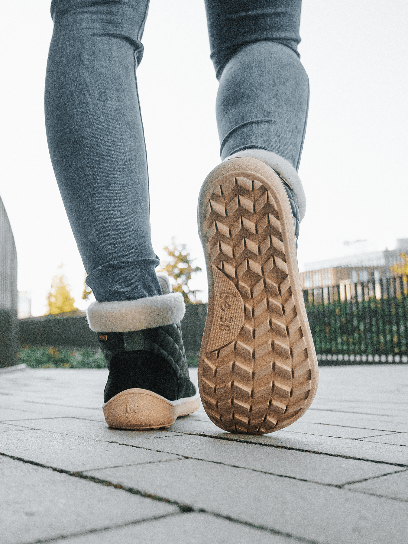 Barefoot Boots Be Lenka Olivia - Black & Dark Green - Barefoot Shoe Store