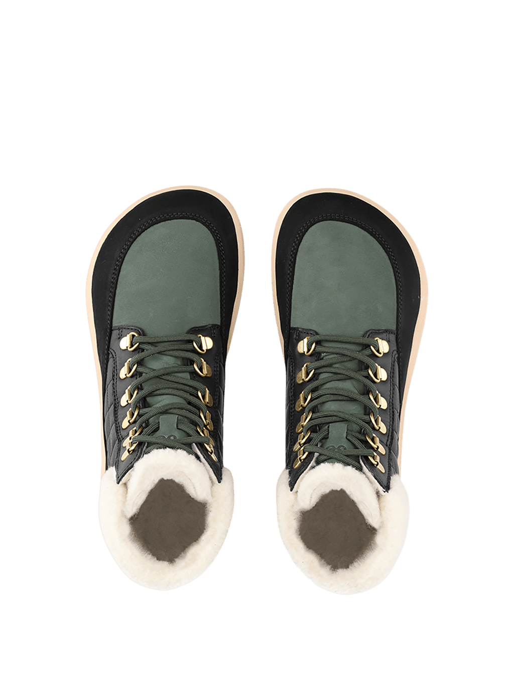 Barefoot Boots Be Lenka Olivia - Black & Dark Green - Barefoot Shoe Store
