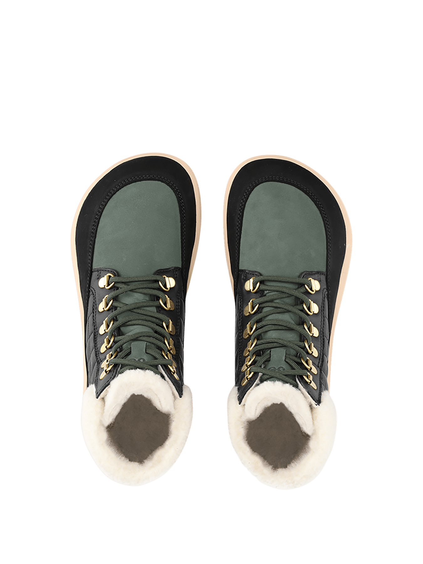 Barefoot Boots Be Lenka Olivia - Black & Dark Green - Barefoot Shoe Store