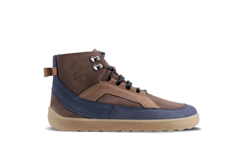 Barefoot Boots Be Lenka York - Brown & Navy - Barefoot Shoe Store