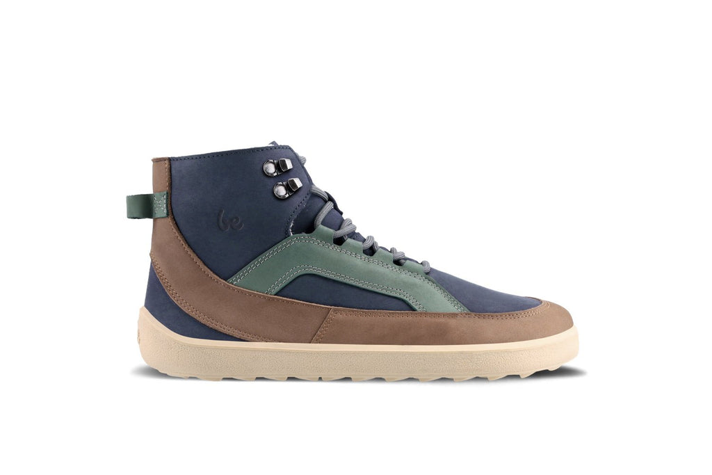 Barefoot Boots Be Lenka York - Navy, Brown & Beige - Barefoot Shoe Store