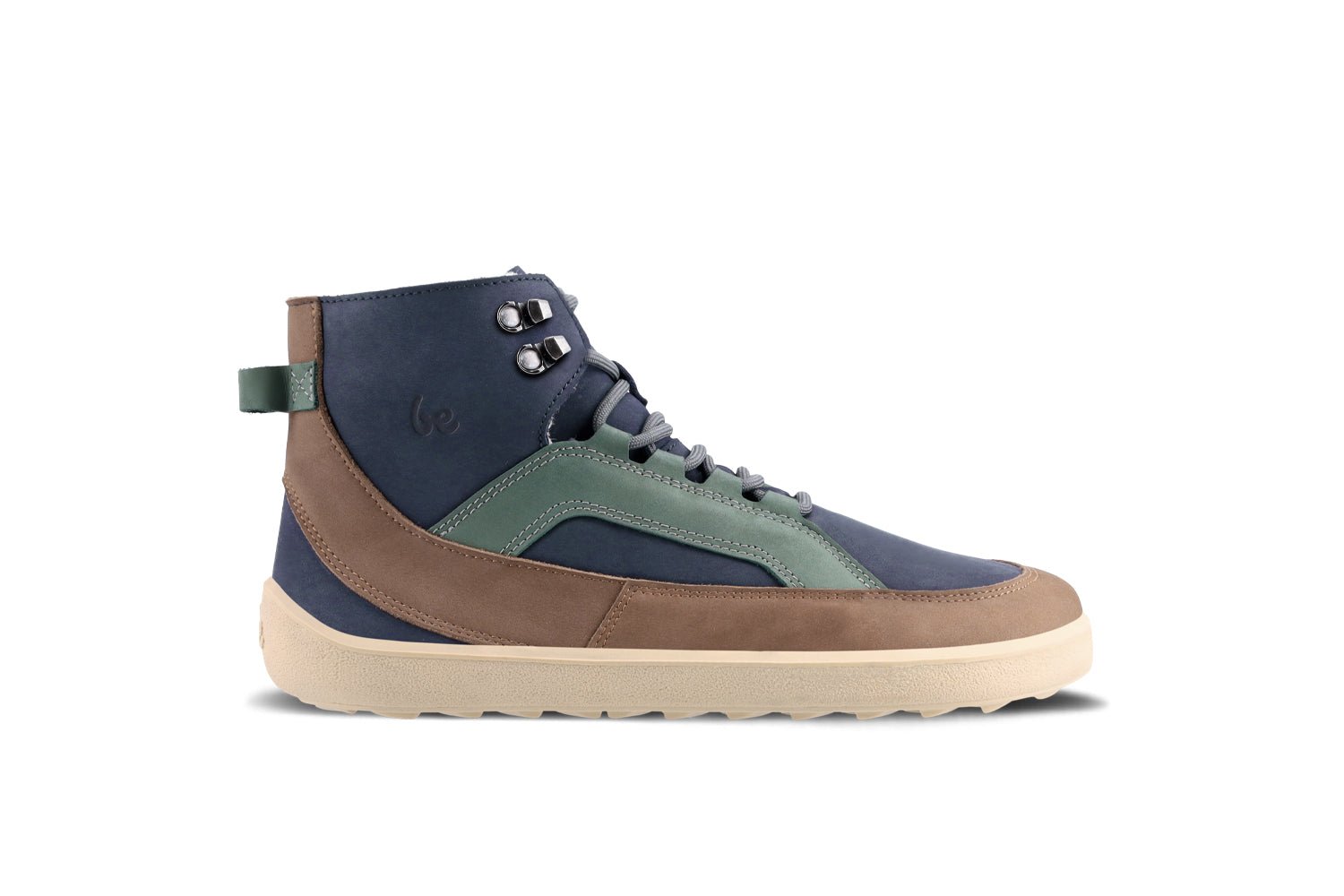 Barefoot Boots Be Lenka York - Navy, Brown & Beige - Barefoot Shoe Store