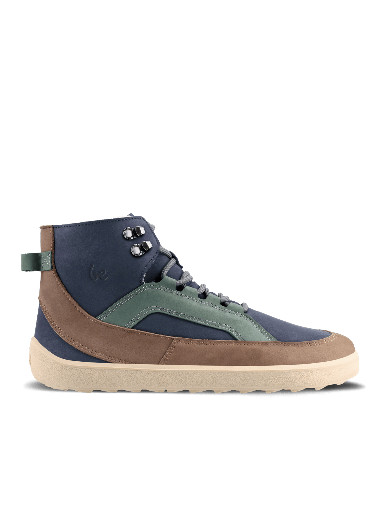 Barefoot Boots Be Lenka York - Navy, Brown & Beige - Barefoot Shoe Store