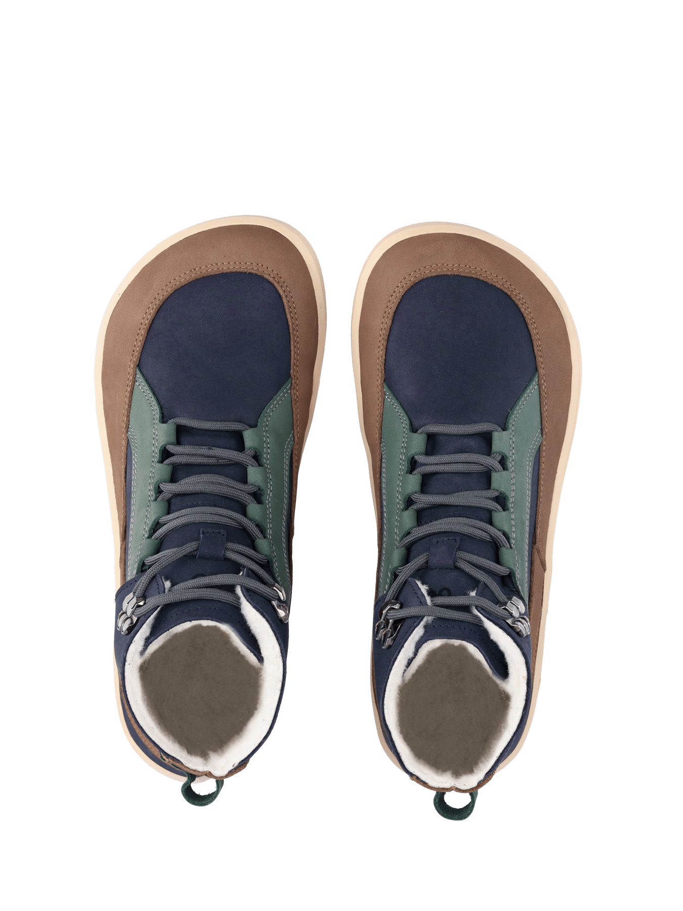 Barefoot Boots Be Lenka York - Navy, Brown & Beige - Barefoot Shoe Store