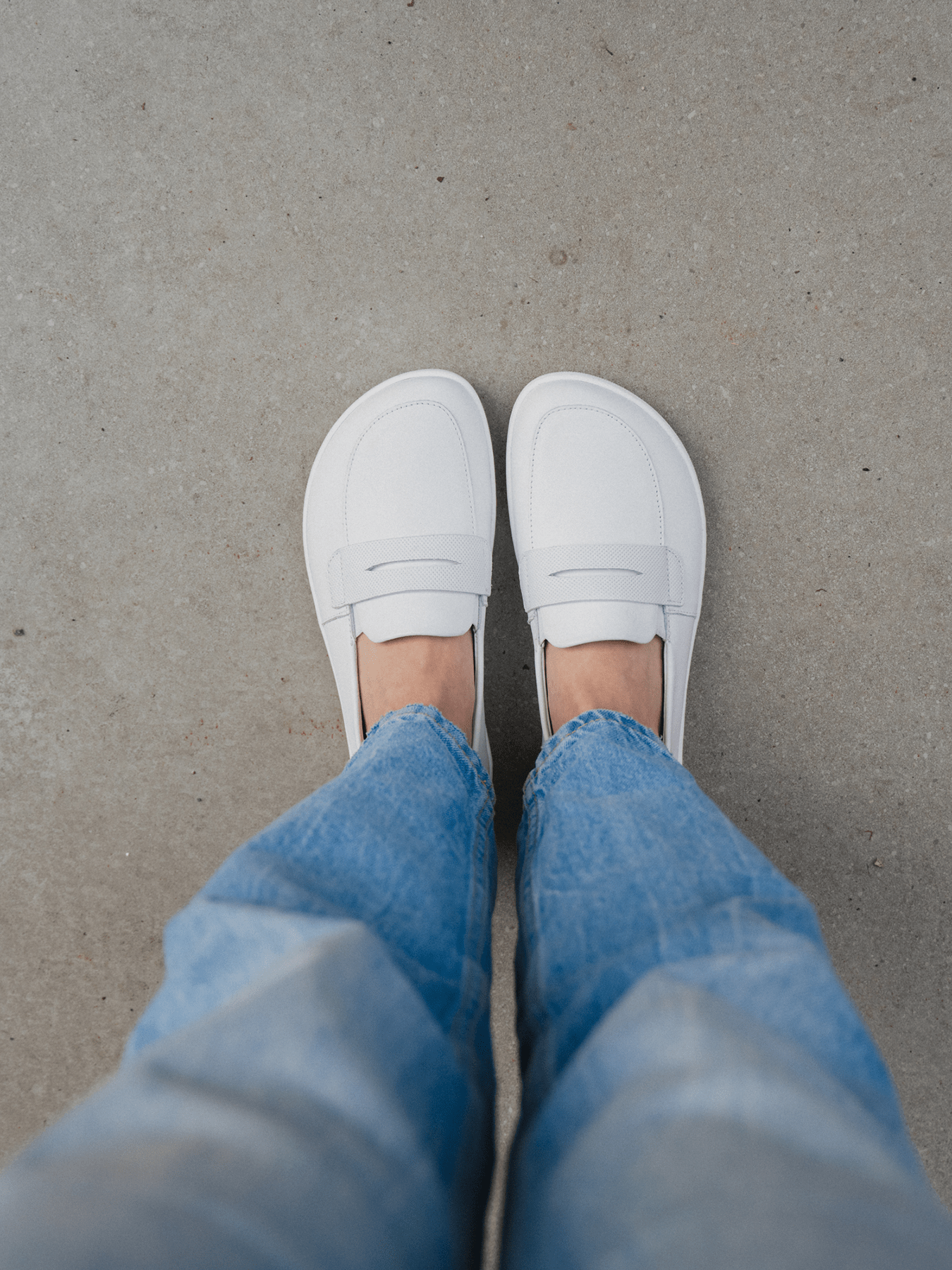 Barefoot Moccasins Be Lenka Buena - All White - Barefoot Shoe Store