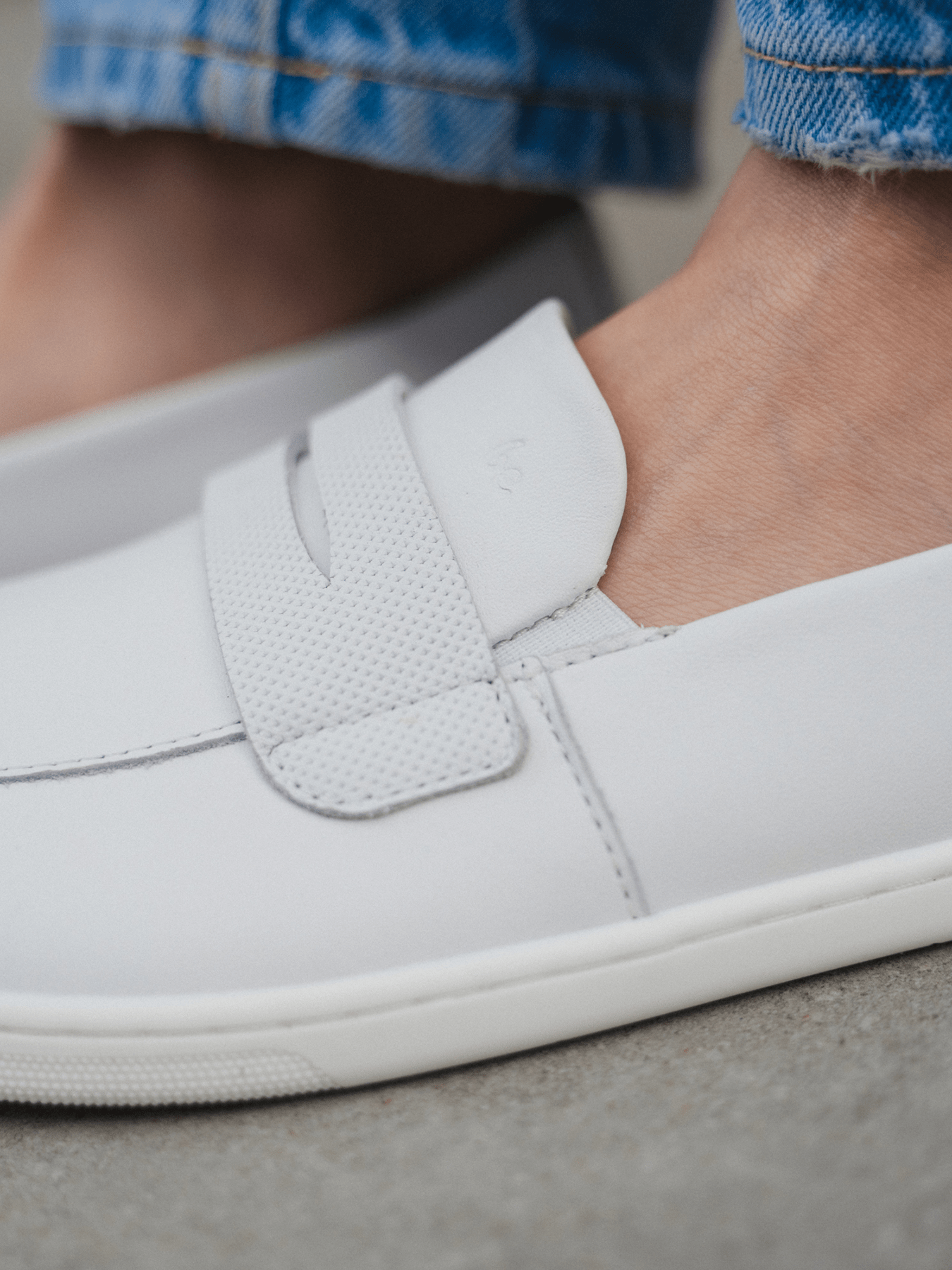 Barefoot Moccasins Be Lenka Buena - All White - Barefoot Shoe Store