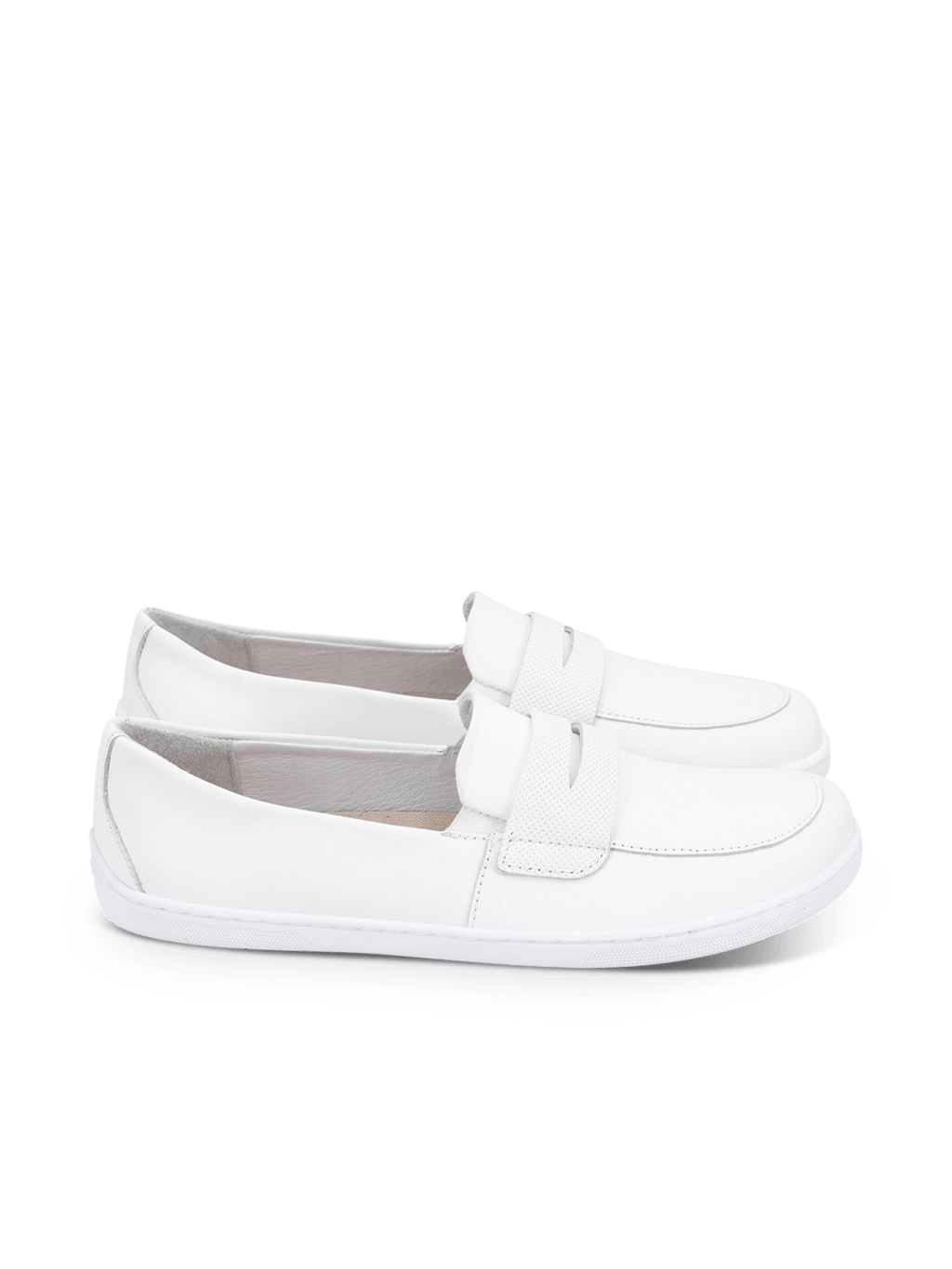 Barefoot Moccasins Be Lenka Buena - All White - Barefoot Shoe Store