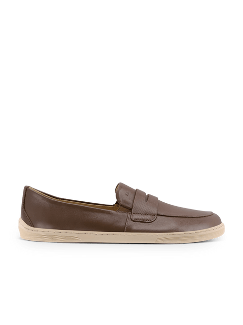 Barefoot Moccasins Be Lenka Buena - Dark Brown & Beige - Barefoot Shoe Store