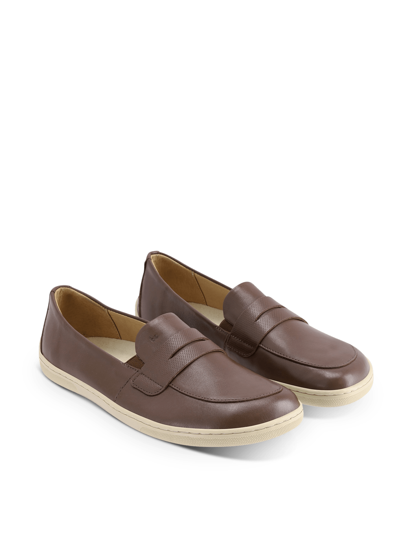 Barefoot Moccasins Be Lenka Buena - Dark Brown & Beige - Barefoot Shoe Store