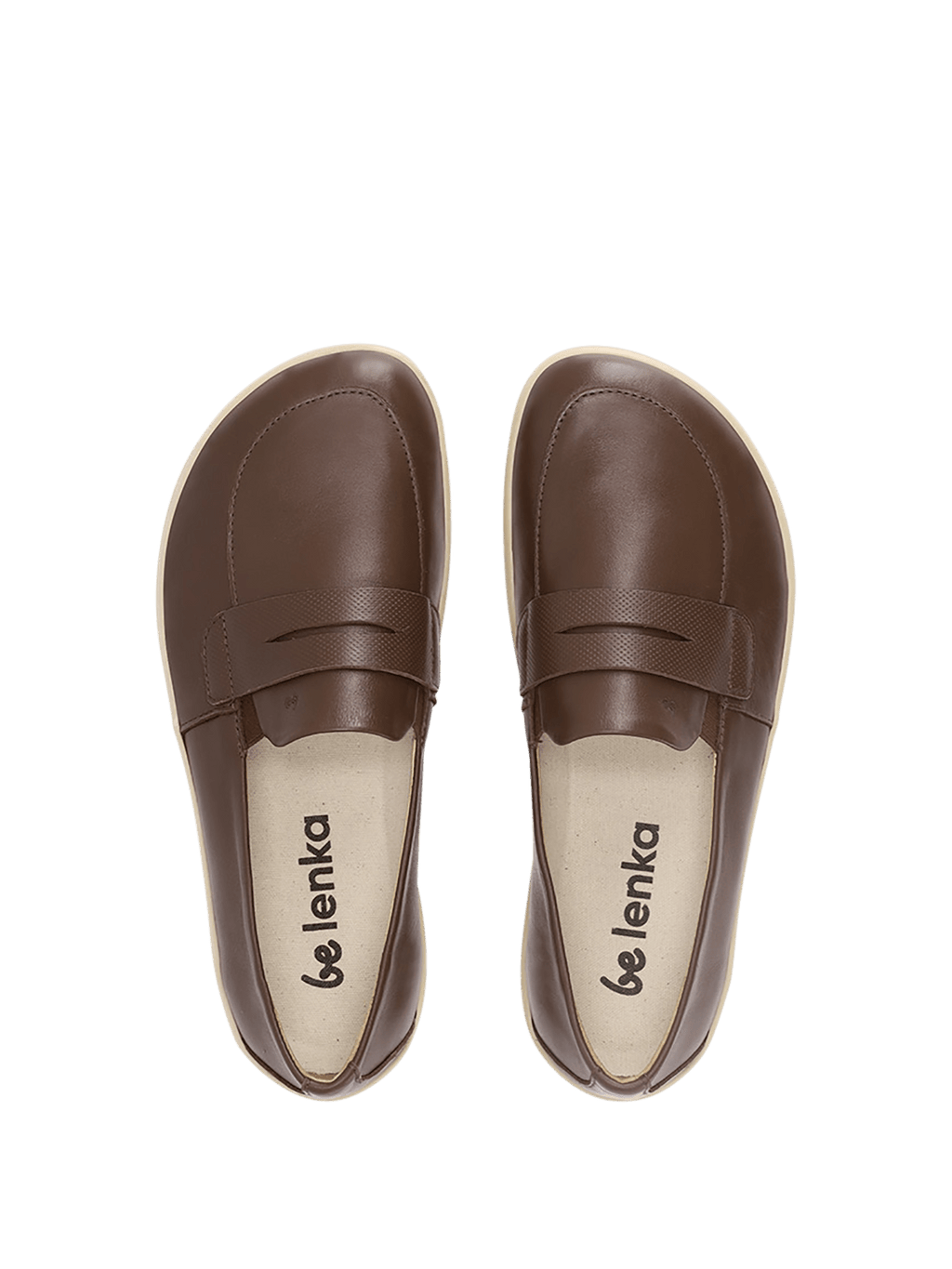 Barefoot Moccasins Be Lenka Buena - Dark Brown & Beige - Barefoot Shoe Store